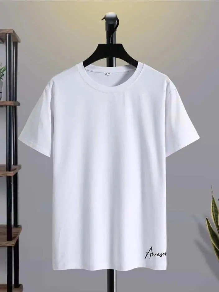 Plain T-Shirt-Timeless Comfort and Style